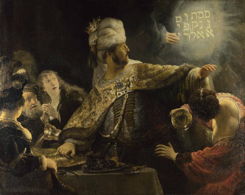 Rembrandt Peale Belshazzar s Feast France oil painting art